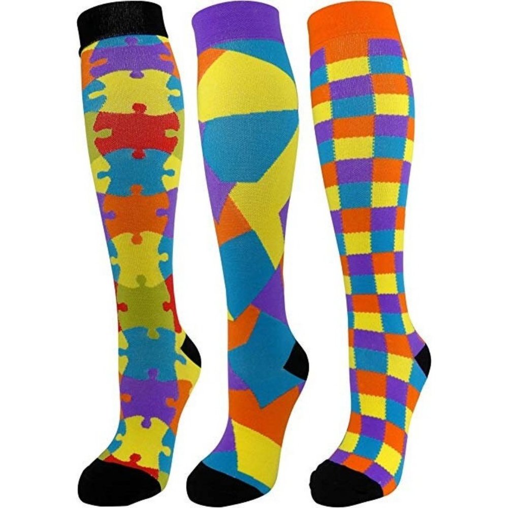 3 Pair Small/Medium Premium Quality Colorful Moder